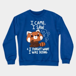 Forgetful Red Panda Crewneck Sweatshirt